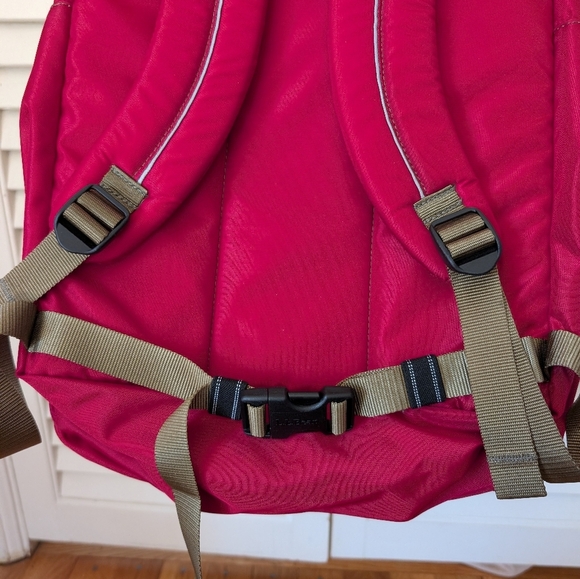 L.L. Bean Red Multi Compartment Backpack - Picture 7 of 10